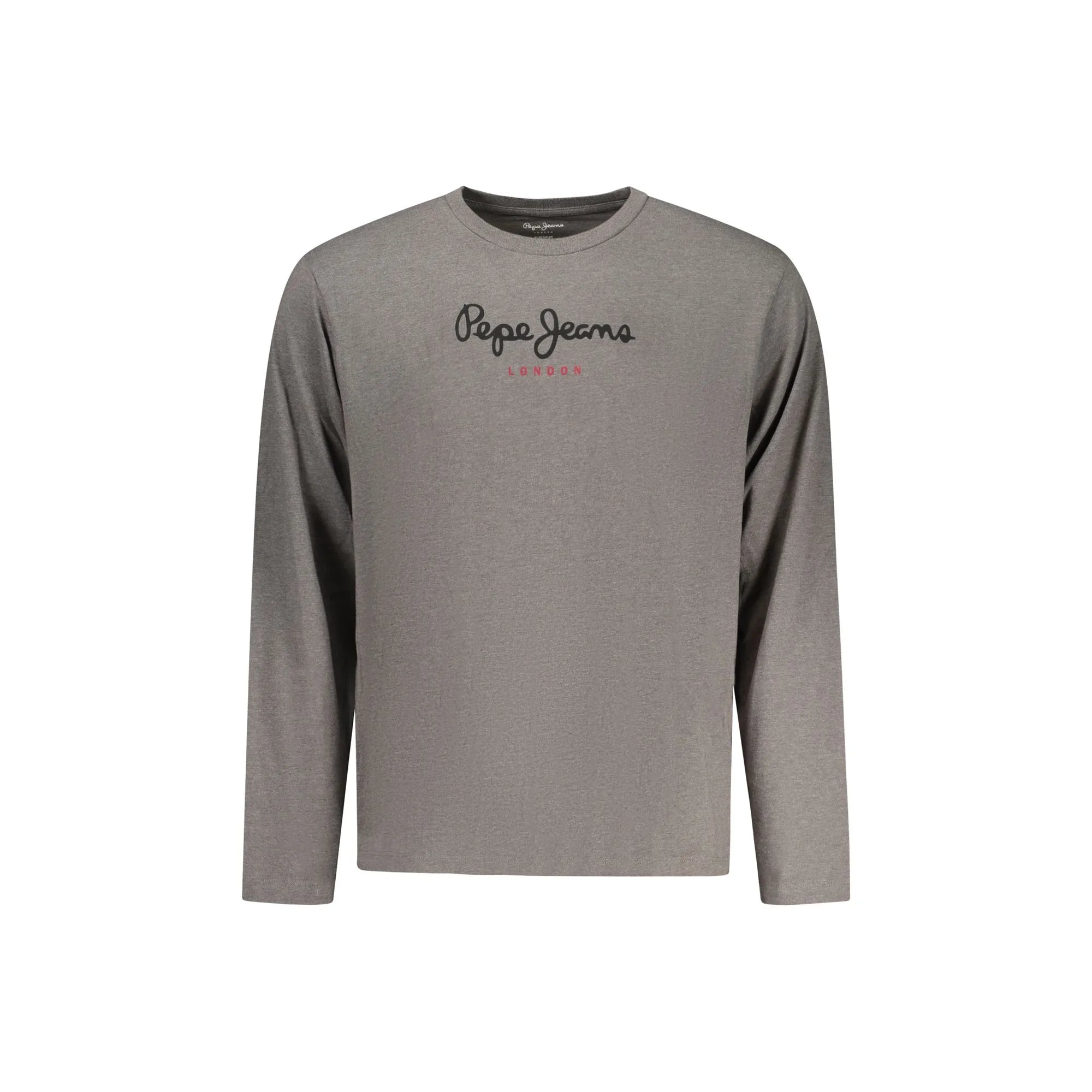 Pepe Jeans T-Shirt Maniche Lunghe Uomo Grigia Stampa Grigio - foto prodotto